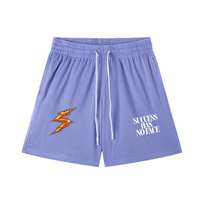Mesh Drawstring Shorts