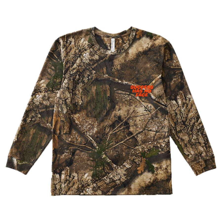 SORRY FOR MY SUCCESS CAMO LS TEE