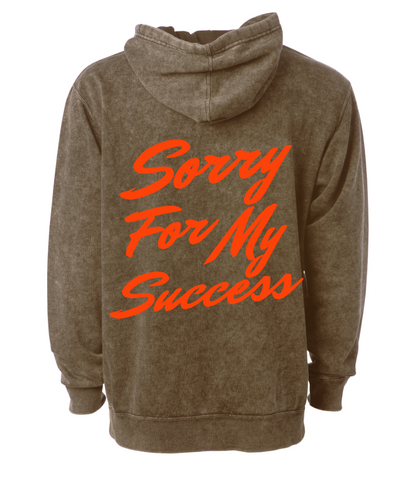 SORRY FOR MY SUCCESS HOODIE