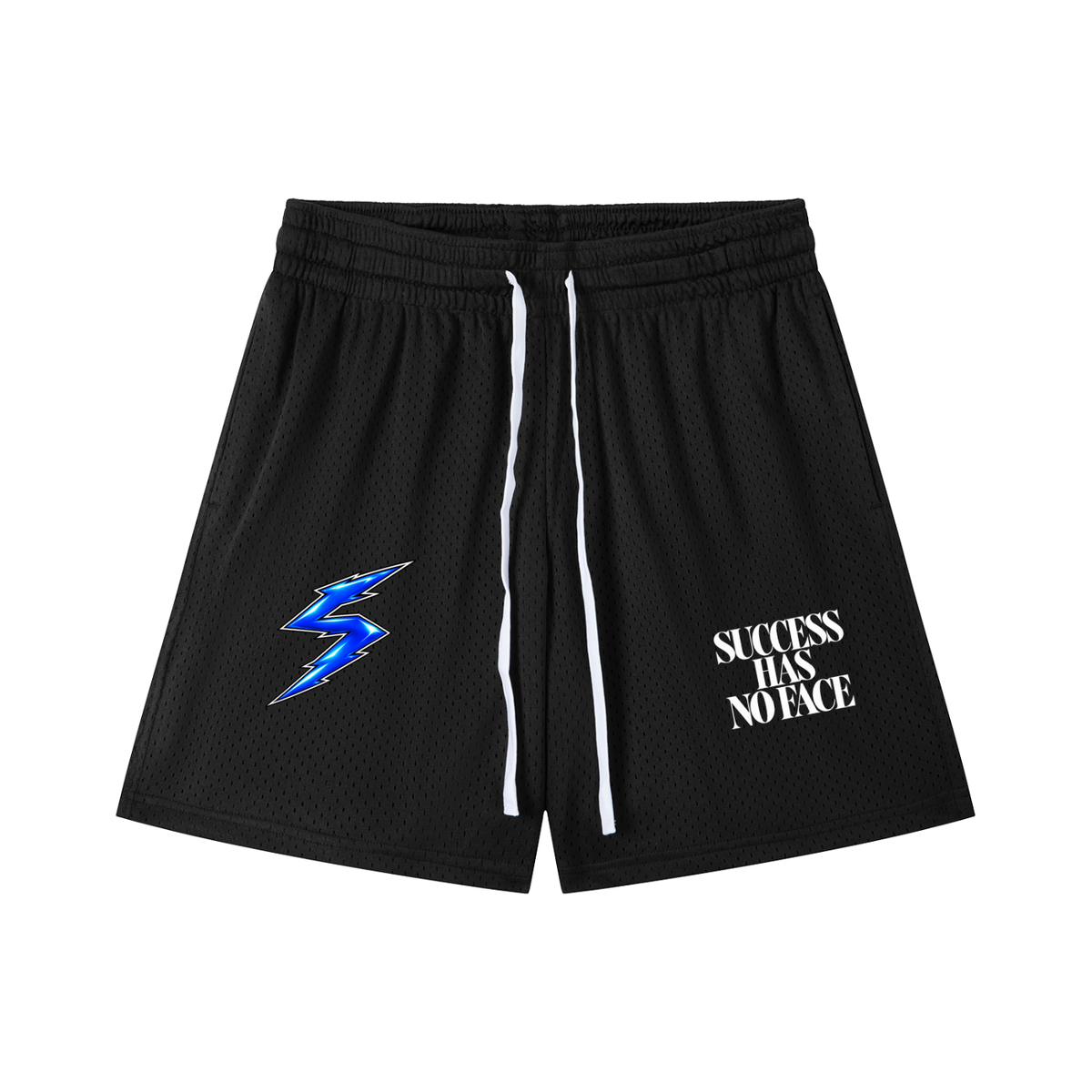Mesh Drawstring Shorts