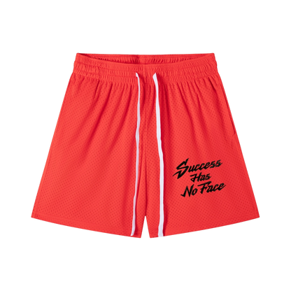 SUCCESS TEXT LOGO SHORTS
