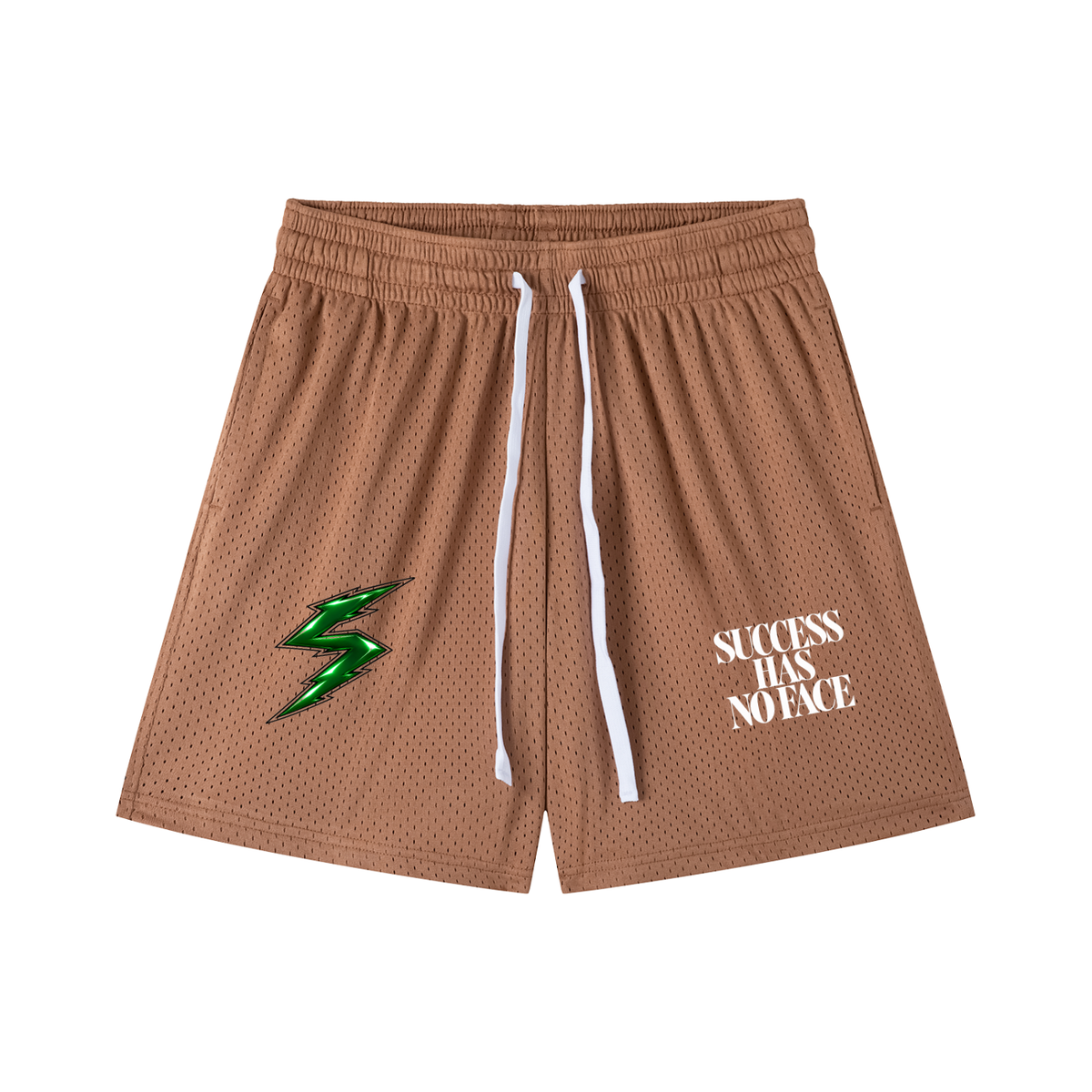 Mesh Drawstring Shorts