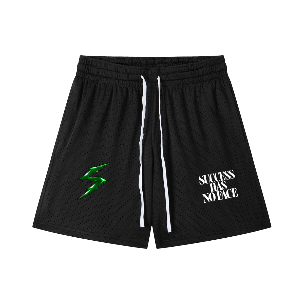 Mesh Drawstring Shorts
