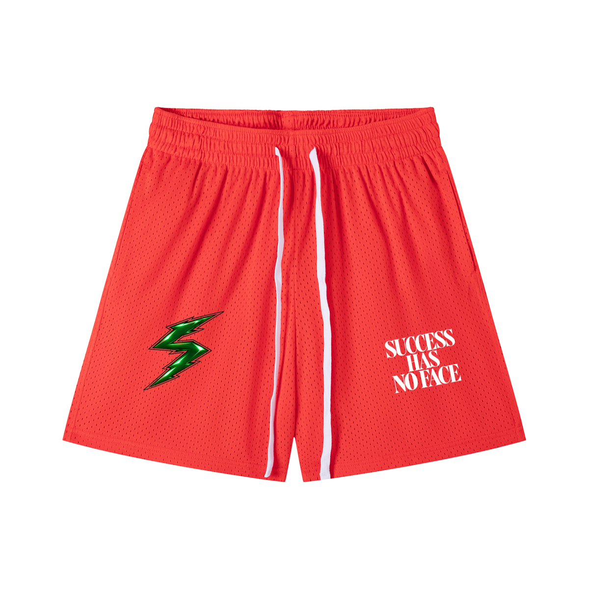 Mesh Drawstring Shorts