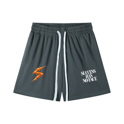 Mesh Drawstring Shorts