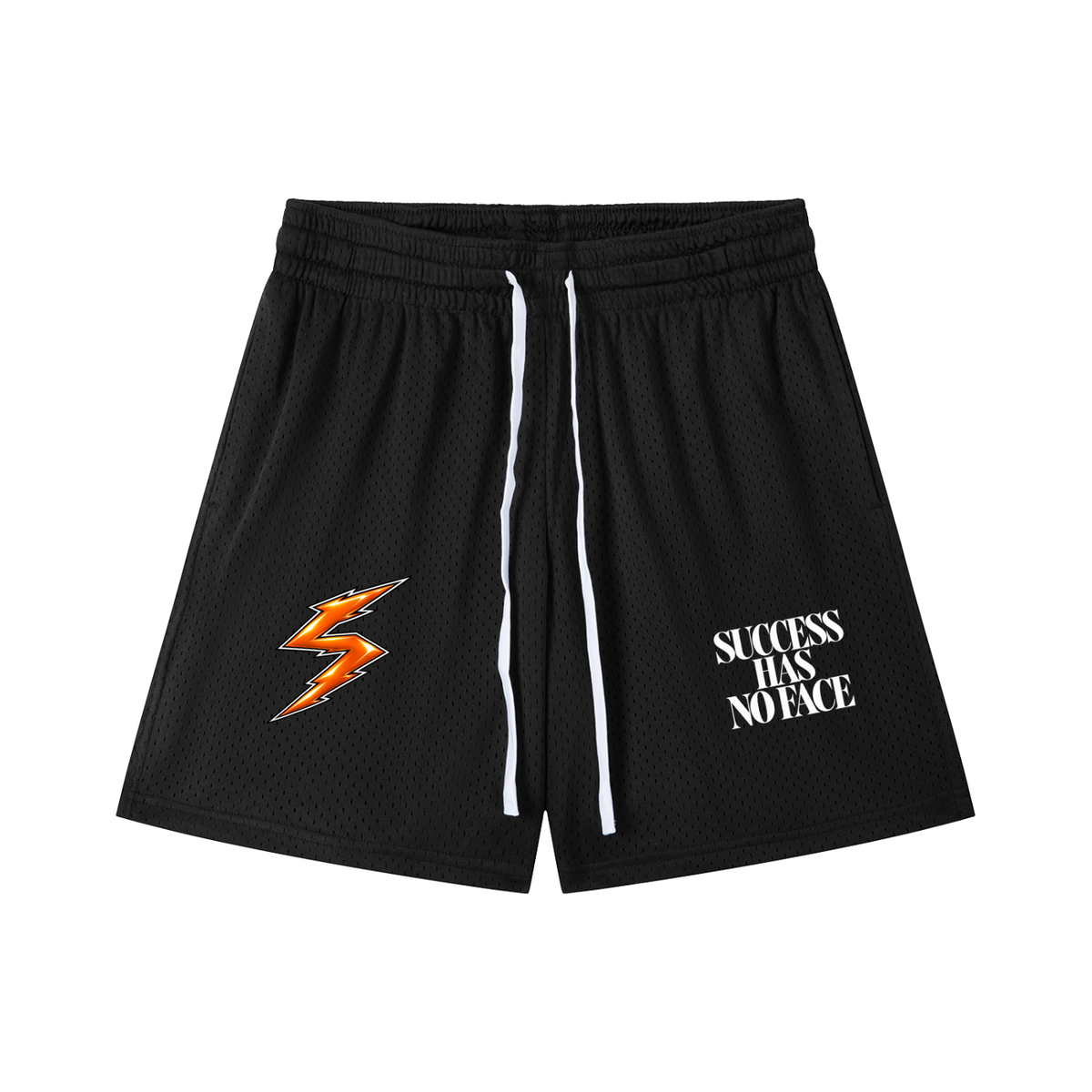 Mesh Drawstring Shorts